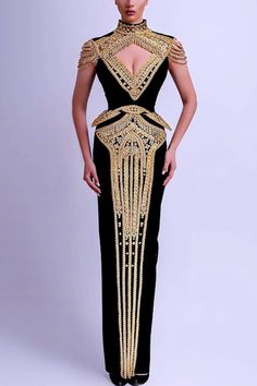 VALDRIN SAHITI Couture 2017 Modern Egyptian Fashion, African Fashion Traditional, Haute Couture Dresses, Fashion Statements, Trumpets, Gala Dresses, Couture Dresses