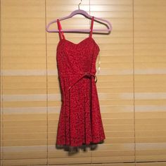 Never Worn Red Lacey Dress With Straps Lacey Dress, Rose Dresses, Lily Rose, Rose Dress, Wearing Red, Red Roses, Red Dress, Colorful Dresses, Lily