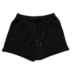 Wild Harmony Apparel Exclusive + Branded!! 🐼 Our Black Bamboo 💨 Lightweight Sweatshorts are 🤩 made for 💪 workouts and 💃 chillin' alike! The super-soft and 🌬 breathable bamboo fabric 👍 provides max 🛀 comfort, and the 🖤black is 🤝 versatile—just pair 'em with any top! Not to mention they got 🤞 an elastic waistband and 🤲 drawstring for a 🔒 secure and 🔩 adjustable fit. Plus, their 💧 moisture-wicking properties 🤩 make 'em ideal for hot days, workouts, and more! A 🤸 relaxed fit and 💅 Basic Activewear With Built-in Shorts, High-waisted Cotton Shorts For Gym, Leisure Athletic Shorts With Built-in Shorts, Relaxed Fit Workout Athletic Shorts, Basic Loungewear Athletic Shorts, Basic Solid Color Athletic Shorts For Loungewear, Basic Athletic Shorts For Loungewear, Casual Moisture-wicking Relaxed Fit Biker Shorts, Solid Moisture-wicking Knee-length Shorts