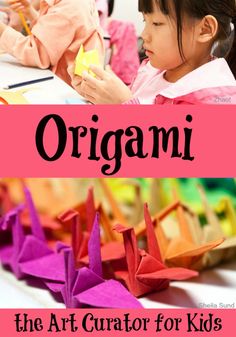 origami the art curior for kids is an easy and fun activity to teach children about origami