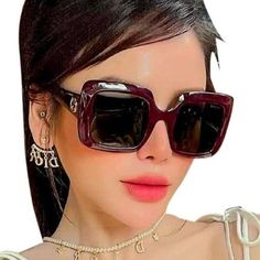 Gucci Gg0896s 003 Sunglasses Red Green Square Women Brand - Gucci Year - 2021 Model- Gg0896s Color Code - 003 Gender - Women Frame Colour - Red Frame Shape - Square Frame Style - Full Rim Frame Material - Acetate Lens Material - Nylon Lens Color - Green Uv Protection - Category 3 Size - 52/25/145 100% Uv Protection Authentic! Full Retail Package With All Accessories. Have All Colors Of Gucci Cases In Stock. Feel Free To Message Me The Color Of Case You Would Like To Get When Making A Purchase. M Luxury Red Sunglasses With Gradient Lenses, Luxury Red Tinted Sunglasses, Luxury Red Polarized Sunglasses, Luxury Red Square Frame Sunglasses, Gucci Square Frame Sunglasses For Party, Gucci Square Frame Party Sunglasses, Trendy Red Sunglasses For Evening, Chic Red Square Frame Sunglasses, Elegant Red Polarized Sunglasses