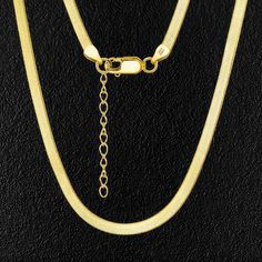 Gold Sterling Silver Flat Necklace Party Necklace With Adjustable Snake Chain, Adjustable Snake Chain Jewelry, Party Necklaces With Gold Snake Chain, Trendy Adjustable Snake Shape Chain Necklace, Elegant Snake Chain Necklace For Party, Trendy Snake Chain Clavicle Jewelry, Chic Snake Chain Necklace With Clavicle Chain, Trendy Snake Shape Chain Necklace With Adjustable Chain, Trendy Snake Shape Jewelry With Chain