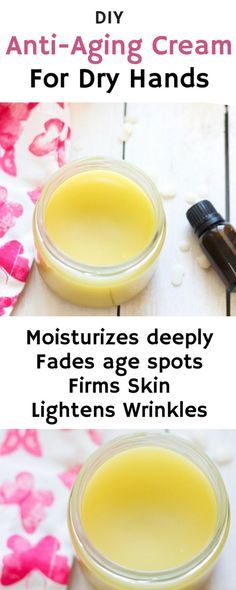 DIY Anti-Aging Cream For Dry Hands | Alluring Soul Diy Anti Aging Cream, Skin Care Routine For 20s, Diy Anti Aging, Creme Anti Age, Anti Aging Creme, Hand Creams, Aging Cream, Anti Aging Tips, Prevent Wrinkles