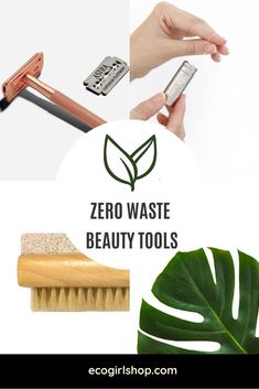 When something you use regularly breaks, consider replacing it with an earth-friendly product. Here you'll find plastic-free zero waste products with no unnecessary packaging. Some examples are plastic-free dental floss, a bamboo nail brush and pumice, makeup pads, a compostable washcloth for exfoliating, a plastic-free rose gold safety razor, shampoo bars, organic zero waste makeup, biodegradable hair ties, and more. Shop affordable zero waste products online in the USA at Eco Girl Shop Holistic Hygiene, Home Apothecary, Zero Waste Products, Makeup Pads, Natural Sponge, Tools Shop, Zero Waste Gifts