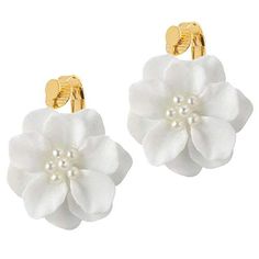 PRICES MAY VARY. Title: Fashion Clip on Earrings Simple White Camellia Flower Simulated Pearl Jewelry for Girls Women Gifts. Product Type: Departments > Women > Jewelry > Earrings > Clip-Ons White Clip-on Flower Earrings, White Flower Clip-on Earrings, White Clip-on Flower Earrings For Gifts, White Camellia Flower, White Camellia, Jewelry For Girls, Beautiful Pendant Necklace, Camellia Flower, Earrings Simple