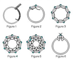 the instructions for how to make an ornament with beads and wire on it