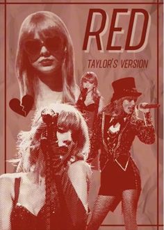 red taylor's version is shown in this poster from the album, which was released on