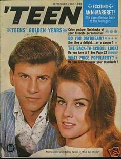 Sept 1962 Teen Ann Margaret, Bobby Rydell, Monday Post, Bye Bye Birdie, Magazine Photos, Tiger Beat, Disneyland Tickets, Ann Margret