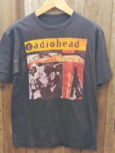 RADIOHEAD 100% Cotton New Vintage Band T Shirt - Vintage Band Shirts Radiohead 90s, Abi Logo, Vintage Band T Shirts, Concert T Shirt, 90s Shirts, Concert Tshirts, Swaggy Outfits, Radiohead, Vintage Band