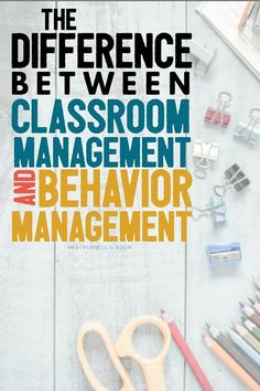 there is a book cover for the classroom management and behavior management manual on this page