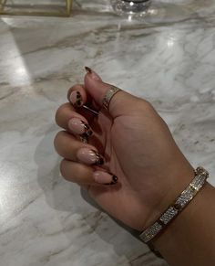 Short Classy Nails, Old Money Nails, Posh Nails, Money Nails, 2024 Nails, Leopard Nails, Nail Tattoo, Short Acrylic Nails Designs, Nails 2024