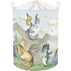 an image of a dragon laundry hamper