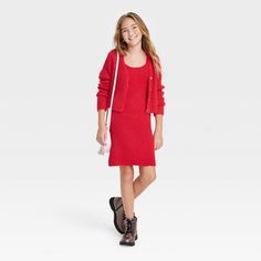 Please Message With Any Questions About Measurements, Material, Etc. New With The Tags Casual Winter School Dress, Casual Winter Dresses For School, Mini Dress With Cardigan, Dresses Art, Class Dress, Dress Cardigan, Cardigan Dress, Mini Sweater, Cardigan Set