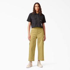 Women's Regular Fit Cargo Pants - Dickies US Dickies Outfit, Dickies Cargo Pants, Fit Cargo Pants, Uniform Style, Cropped Cargo Pants, Dickies Women, Queer Fashion, Dickies Pants, Short Sleeve Jumpsuits