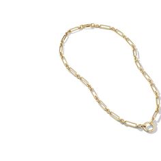 This David Yurman necklace is part of the Lexington Collection. Chain, 4.5mm Lobster clasp 18K Yellow Gold Style Number:N17136 88 Yellow Gold Cable Chain Link Necklace, David Yurman Necklace Bloomingdale's, Gold-tone Oval Link Cable Chain Necklace, David Yurman Albion Necklace, Yurman Necklace, Gold-tone Brass Cable Chain Necklace, David Yurman Necklace, Gold Collection, David Yurman