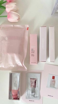 Glossier Haul, Expensive Beauty Products, Makeup Haul, Perfect Skin Care Routine, Pink Girly Things, Beauty Skin Care Routine, Skin Care Essentials, How To Apply Makeup, Beauty Treatments