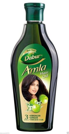 Dabur Amla Hair Oil -Natural Gooseberry Oil for Beautiful and  Strong Hair  28 ml DABUR Amla hair oil 100% Herbal and Effective for all types of Hair Dabur Amla Hair Oil is India's trusted hair oil.  Packed with the natural goodness of Amla (Indian gooseberry), Dabur Amla Hair Oil enriches your hair, making them strong from inside and Beautiful outside to keep you looking absolutely gorgeous all day long. Dabur Amla Hair Oil is today the largest hair oil brand in the country With over 35 million consumers. Dabur Amla Hair Oil has constantly Evolved as the epitome of beauty for Indian women. Benefits: The mild soothing natural fragrance in  an all day garden freshness.D Dabur Amla is a scientific blend of the purest mineral and vegetable oils. Mixed hygienically in the correct ratio these o Dabur Amla Hair Oil, Amla Hair Oil, Indian Gooseberry, Thick Hair Remedies, Thick Hair Growth, Rapid Hair Growth, Growing Healthy Hair, Amla Oil, Hair Growth Secrets