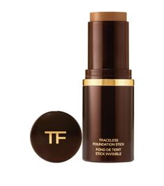 The cream formula, presented in a portable stick, makes application simple and produces a smooth finish with a soft matte effect, diminishing imperfections as both a concealer and a more substantial base. Ford Foundation, Tom Ford Makeup, Foundation Stick, Tom Ford Beauty, Stick Foundation, Lavandula Angustifolia, Best Foundation, Foundation Brush, No Foundation Makeup