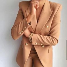 Balmain Style Blazer Medium Size Color Tan Balmain Style, Elbow Patch Blazer, Cut Blazer, Zara Jacket, Cropped Blazer Jacket, Leather Blazer Jacket, Houndstooth Jacket, Style Blazer, Tuxedo Blazer