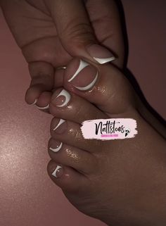 Pedicure Toenails, Cute Toe Nails, Pedicure Designs