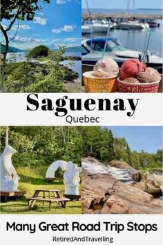 there are many different things to see on this trip in saugenay, quebec