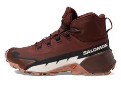 Explore new tracks in the rugged and high-performance Salomon® Cross Hike Mid GTX 2 shoes featuring a light and nimble hiker silhouette..Stitch-free welded upper construction..Synthetic lining with removable EVA sockliner..Quicklace™ cinchable design..High-top sneaker silhouette..Pull tabs for easy on and off..Cushioned tongue and heel..Round toe construction..Synthetic outsole..Imported..Product measurements were taken using size 8.5, width B - Medium. Please note that measurements may vary by size..Measurements: Weight: 12 oz Sporty Shock Resistant Hiking Boots For Outdoor Work, Sporty Shock-resistant Hiking Boots For Outdoor Work, Brown Outdoor Sneakers With Textured Tread, Brown Hiking Shoes With Boost Midsole, Shock Resistant High-top Hiking Boots For Outdoor, Brown Walking Shoes With Boost Midsole For Hiking, Shock-resistant High-top Hiking Boots For Outdoor, Brown Outdoor Walking Shoes With Boost Midsole, Sporty Shock-resistant Boots For Outdoor Activities