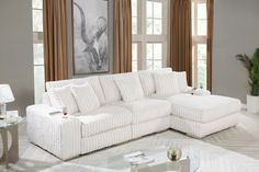 Best Quality S103 3 pc Hokku designs Maizee beige 2" striped wide corduroy fabric upholstered reversible chaise sectional sofa. #couch #couchstyle #decor #decoration #decorate #design #designers #furniture #furnitureideas #furnituremaker #home #homedesign #interior #interiordesignideas #interiorstyling #interiorinspiration #interiorstyle #interiorideas #livingroomfurniture #livingroomdecorideas #sofa #sectionals Sofa Sectionals, Faux Leather Sectional, Couch Styling, Chaise Sectional Sofa, Wardrobe Door Designs, Kids Bedding Sets, Contemporary Bed