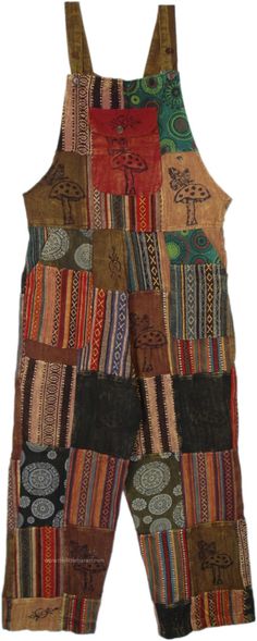 These sunny bright cotton bohemian patchwork overalls are made using a combination of dari and printed or solid recycled cotton fabric lined on the top back and front. The jumpsuit dungarees have a bib pocket in the front, and two side pockets. #tlb #Sleeveless #Patchwork #Pocket #vacationclothing #bohemianfashion #Handmade #patchworkjumpsuitincotton #patchworkoveralls Multicolor Patchwork Sleeveless Jumpsuits And Rompers, Cotton Overalls For Festivals, Cotton Overall Jumpsuits And Rompers For Festival, Cotton Overall Jumpsuit For Festival, Cotton Festival Overalls And Rompers, Summer Cotton Overalls With Patchwork, Summer Cotton Patchwork Overalls, Bohemian Cotton Jumpsuits And Rompers With Patchwork, Multicolor Cotton Jumpsuits And Rompers For Festivals