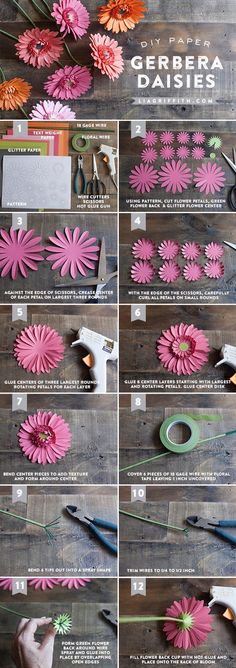 how to make paper flowers with crepe paper