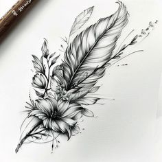 Professional Feather Tattoo Files