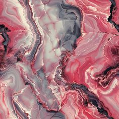 an abstract marble background with pink and grey streaks on the top right side, black lines at the bottom left hand corner