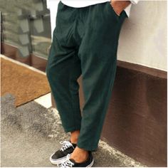 ProductﾠInformation:ﾠﾠ Suitable Type: Suitable Thickness: Moderate Color: Green, Navy Blue, Coffee Occasion: Leisure Products Description: Long Corduroy Pants Men's Solid Color. SizeﾠInformation: Size: S, M, L, XL, 2XL, 3XL, 4XL, 5XL ﾠ ﾠ Precautions: 1.ﾠAsianﾠSizesﾠAreﾠ1ﾠToﾠ2ﾠSizesﾠSmallerﾠThanﾠEuropeanﾠAndﾠAmericanﾠPeople.ﾠChooseﾠTheﾠLargerﾠSizeﾠIfﾠYourﾠSizeﾠBetweenﾠTwoﾠSizes.ﾠPleaseﾠAllowﾠ2-3CmﾠDifferencesﾠDueﾠToﾠManualﾠMeasurement.ﾠ 2.ﾠPleaseﾠCheckﾠTheﾠSizeﾠChartﾠCarefullyﾠBeforeﾠYouﾠBuyﾠTheﾠ Green Casual Bottoms For Business Casual, Green Casual Pants For Business Casual, Green Casual Pants For Business Casual Occasion, Baggy Casual Pants For Business Casual, High Waist Men, Colourful Pants, Long Summer Pants, Cropped Pants Men, Corduroy Pants Men