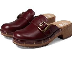 Dr. Scholl's Classic Clog | Zappos.com Classic Fall Clogs With Removable Insole, Womens Red Shoes, Timeless Shoes, Dr Scholls, On The Border, Dr. Scholl's, Wood Heel, Womens Clogs, The Vamps