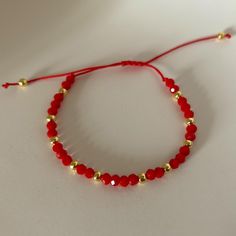 Adjustable Casual Adjustable Red Beaded Bracelets, Red Casual Beaded Bracelet With Adjustable Cord, Red Adjustable Bracelets, Adjustable Durable Red Bracelets, Red Adjustable Nickel-free Bracelet, Clean Cotton, Red Bracelets, Women Accessories Jewelry, Keep Jewelry