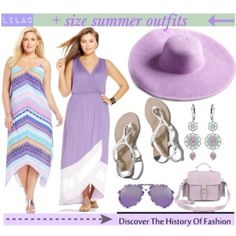 Lilac plus size outfit Plus Size Sets, Plus Size Outfit, Big Girl Fashion, Abercrombie Fitch, Plus Size Dresses, Plus Size Outfits, Lilac, Summer Outfits