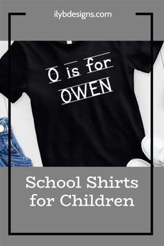 a black shirt with the words o is for own on it