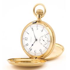 DETAILSManufacturer: Tiffany & Co.Model: Pocket Watch Double Hunter Case Reference Number: n/aMovement: Manual winding Condition: Very goodGender: Men'sTime Period: Late 1900's - early 1910's Retail / Compare-At Price: n/a collector's item Our Best Price: $6,900CALIBERMovement: -Caliber: -Jewels: -CASECase Material: 18K yellow gold Case Diameter: 53 mmThickness: 15 mmWaterproof: n/aWater Resistance: n/a Material Bezel: 18K yellow goldGlass: Acrylic crystalDial: White enamelDial Numerals: Bla Gentlemans Accessories, Antique Tiffany, Blue Books, Painted Leaves, Gold Glass, Gold Case, Beautiful Watches, White Enamel, Luxury Items