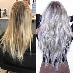 Hair Colours Ideas, Platinový Blond, Grey Silver Hair, Platinum Blonde Hair Color, Front Hair