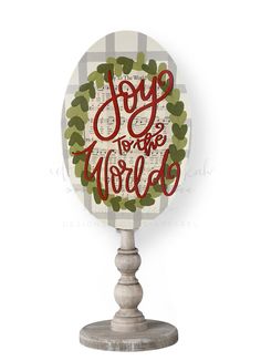 Joy to the World Doorhanger/Topper/Attachment - Door Hanger Dog Grandma, Halloween Adventure, Adventure Baby, Printed Tea Towel, Indoor Christmas Decorations, Joy To The World, Printed Pillow, Door Hanger, Door Hangers