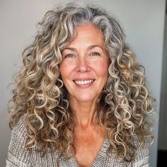 Bohemian Curly Hair, Voluminous Curly Hair, Bangs 2024, Long Luscious Hair, Mommy Hair, Long Hair Older Women, Long Curly Haircuts, Long Hair Highlights, 60 Hair