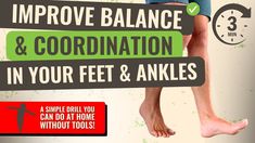 Improve Balance & Stability For Everyday Life | Start with this Easy Foo... Improve Balance, Training Tools, Free Training, Everyday Life, Tools