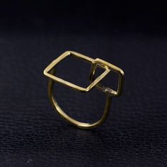 "Double Square Ring, Statement Ring, Modern Ring, Geometric Ring, Simple Ring, Open Square Ring, Minimalist Jewelry, Square Ring Size:- All Size Available In Variation Metal:- Brass IMPORTANT NOTE....👇 1 product free gift on purchase of 4 products. You can choose the free gift as your wish. Take a screenshot of the free gift you like from my shop and send me a photo in personal message. MUST READ....👇 5 stars is my shop's priority. So contact me before leaving any negative review. I am here on Modern Brass Stackable Rings For Gift, Modern Brass Stackable Rings As Gift, Minimalist Geometric Rings For Gifts, Minimalist Brass Stackable Rings, Modern Brass Midi Rings, Modern Brass Open Stackable Rings, Minimalist Brass Midi Rings With Open Design, Modernist Geometric Rings For Gift, Modernist Geometric Rings For Gifts