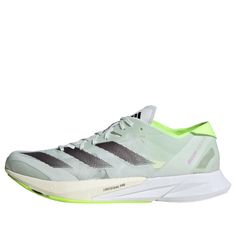 Shop adidas Adizero Adios 8 'Light Green Neon Green' IG5645 at KICKS CREW — your go-to for authentic, stylish sneakers. Whether for fashion, performance, or collection, find your perfect pair with us. Adidas Athleisure Trail Running Shoes, Adidas Athleisure Sneakers For Marathon, Adidas Green Running Shoes For Light Sports, Adidas Athleisure Running Shoes For Marathons, Adidas Athleisure Running Shoes For Marathon, Athleisure Adidas Running Shoes For Marathon, Functional Adidas Running Shoes For Marathon, Adidas Green Running Shoes, Adidas Adizero