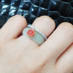 🌱Handcrafted silver ring 🌱925 silver (gold plaitng) and natural coral, natural jade (not A, treated) 🌱Authentic Korean jewelry 🌱Handmade in Korea 🌱Free standard shipping from Seoul Korea 🌱Take approximately 14 - 30 days to arrive worldwide Size Guide * The approximate size and weight are provided in the photos. * For rings: please do not size up. Regardless of the thick band or double ring designs, we recommend that you order your regular ring size. Important Notice for Shipping * Please p Korean Hanbok, Rings Mens Wedding Bands, Korean Jewelry, Coral Ring, Natural Coral, Jade Ring, Handmade Flower, Double Ring, Seoul Korea