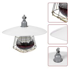 an image of a table lamp with red wine in it's bulb and holder