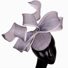 Exquisite Fascinator That Blends Elegance With A Touch Of Whimsy. Crafted With Care And Artistry, This Stunning Accessory Features Delicate Ribbons Sculpted Into A Beautiful Design That Is Sure To Turn Heads At Any Event. Whether You're Attending A Wedding, The Kentucky Derby Or Other Races, A Garden Or Tea Party, Or Any Special Occasion, This Pretty Sculpted Fascinator Is The Perfect Finish To Any Coordinating Outfit. Its Lightweight And Comfortable Design Ensures You Can Wear It All Day With E Elegant Fitted Mini Hat For Party, Fitted Evening Fascinator Headband, Fitted Evening Headband Fascinator, Evening Fitted Headband Fascinator, Fitted Evening Headband, Chic Fitted Headband For Parties, Elegant Evening Hair Accessories For Summer, Elegant Fitted Mini Hats For Events, Elegant Evening Summer Hair Accessories