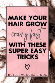 Make Your Hair Grow Crazy Fast With These Super Easy Tricks Fine Hair Bangs, Growing Long Hair Faster, Make Hair Grow Faster, Hair Grow Faster, Longer Hair Faster, Parting Hair, Make Hair Grow