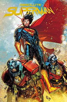 the cover to dc's upcoming comic, super - man