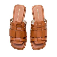 The braxton sandal from intentionally blank is a stylish summer sandal featuring a leather upper and an elaborate woven toe strap. wear with light wash jeans for a casual look perfect on the go.    made in brazil. Trendy Woven Leather Beach Sandals, Casual Sandals With Woven Leather And Flat Heel, Brown Woven Leather Sandals For Summer, Summer Brown Woven Leather Sandals, Casual Flat Sandals With Woven Leather, Trendy Woven Leather Sandals For Spring, Casual Open Heel Woven Leather Sandals, Trendy Brown Sandals With Woven Sole, Modern Woven Sole Sandals For Summer