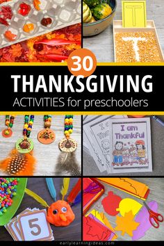 thanksgiving activities for preschoolers to do at home